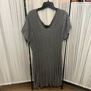 Torrid Heather Gray Ribbed Knit Dress